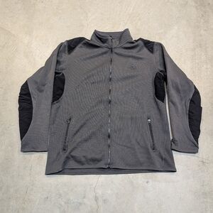 The North Face TKA Stealth Full Zip Fleece Jacket Gray